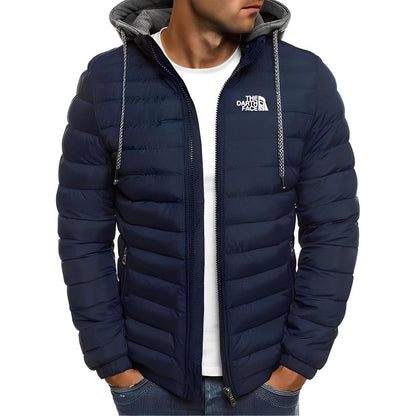 Veste Unie Matelassée à Capuche