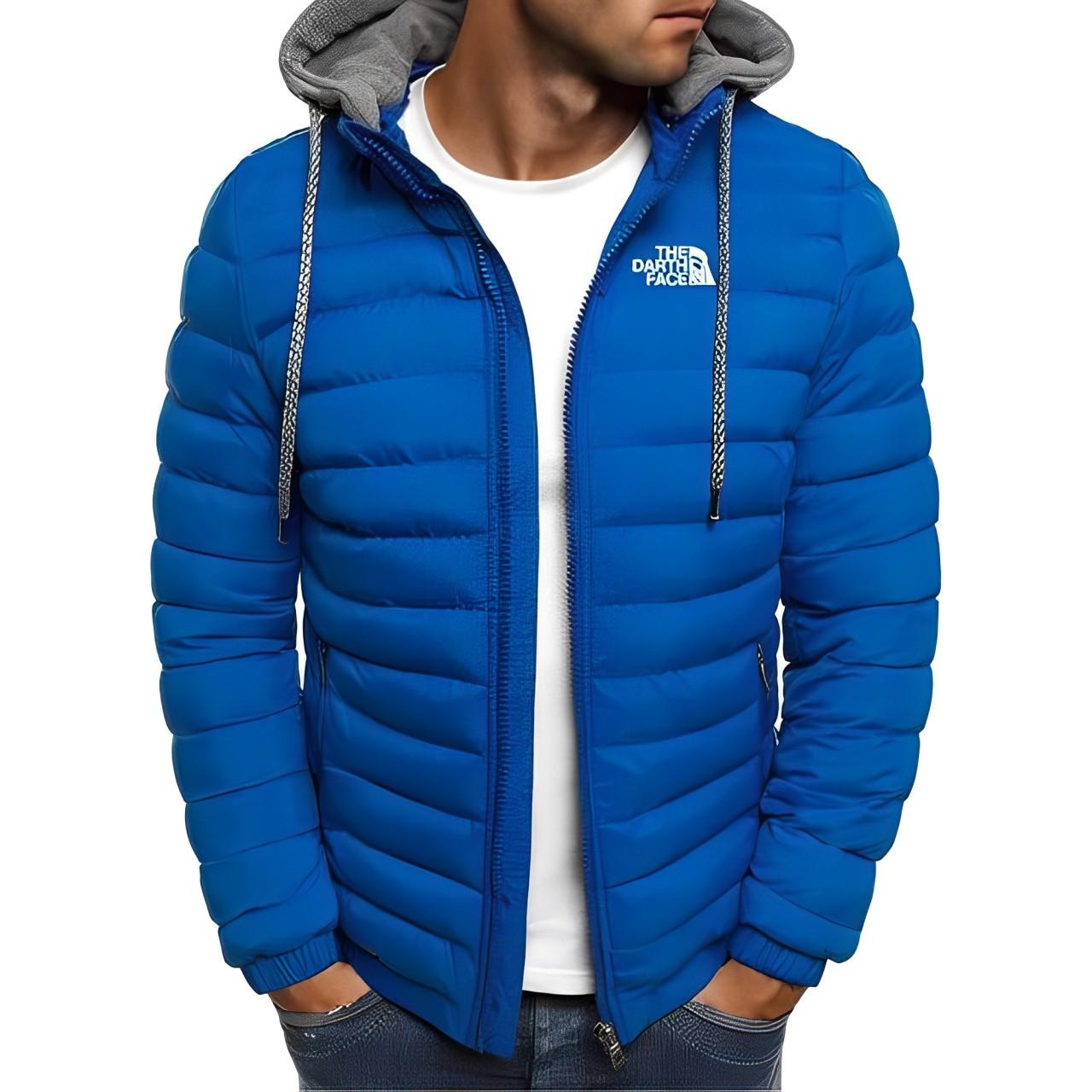 Veste Unie Matelassée à Capuche